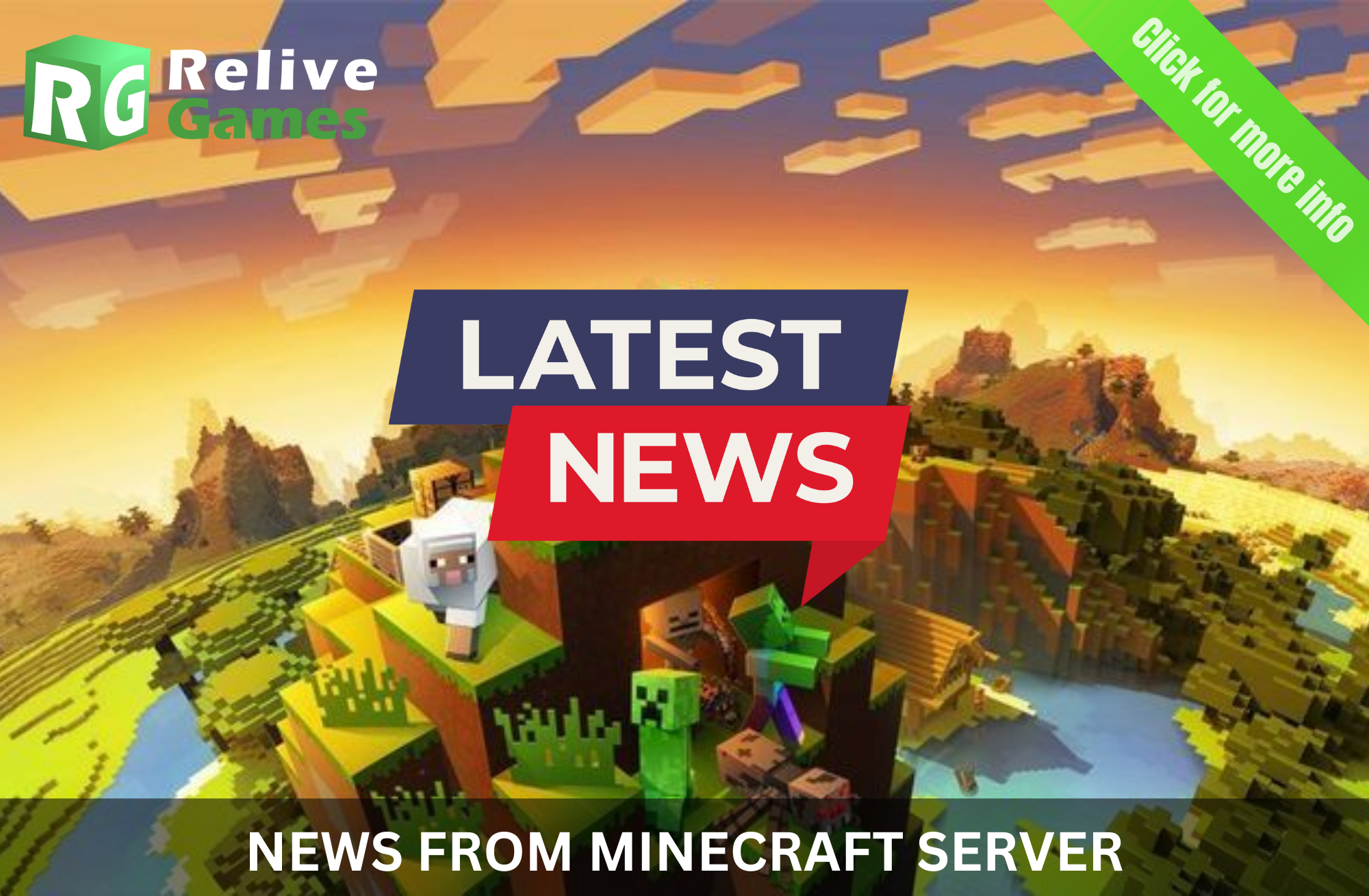 🎉 ReliveGames launches a Minecraft server! 🎉